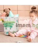 Голям кош за играчки тип чанта